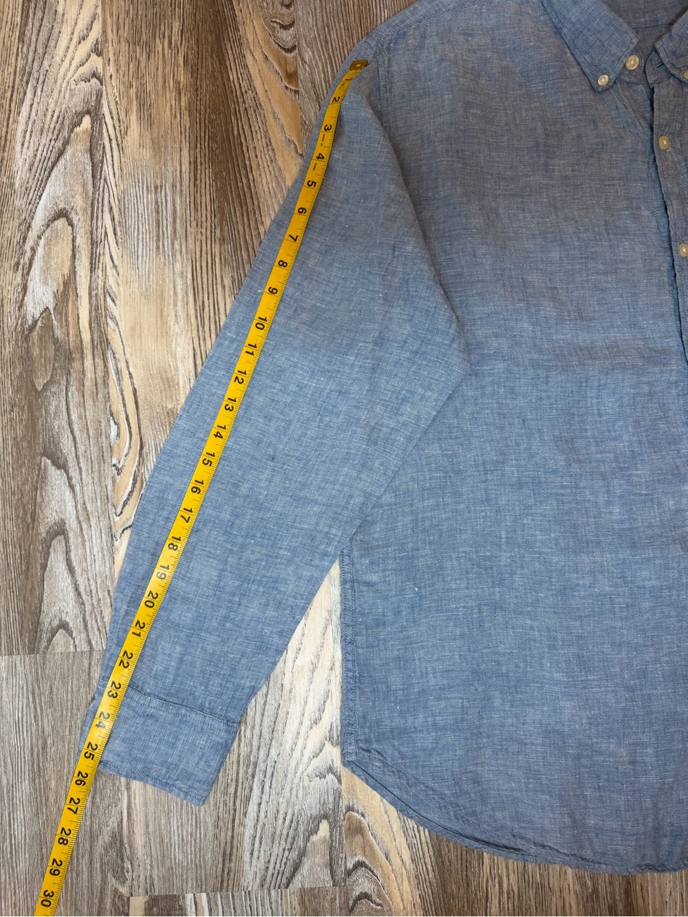 J.Crew Factory Men’s 100% Linen Button-Down Shirt Size XL - Picture 9 of 12